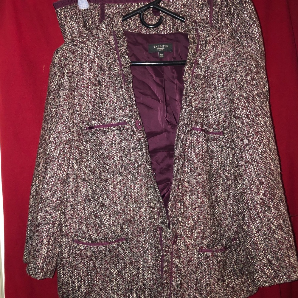 Two piece tweed set